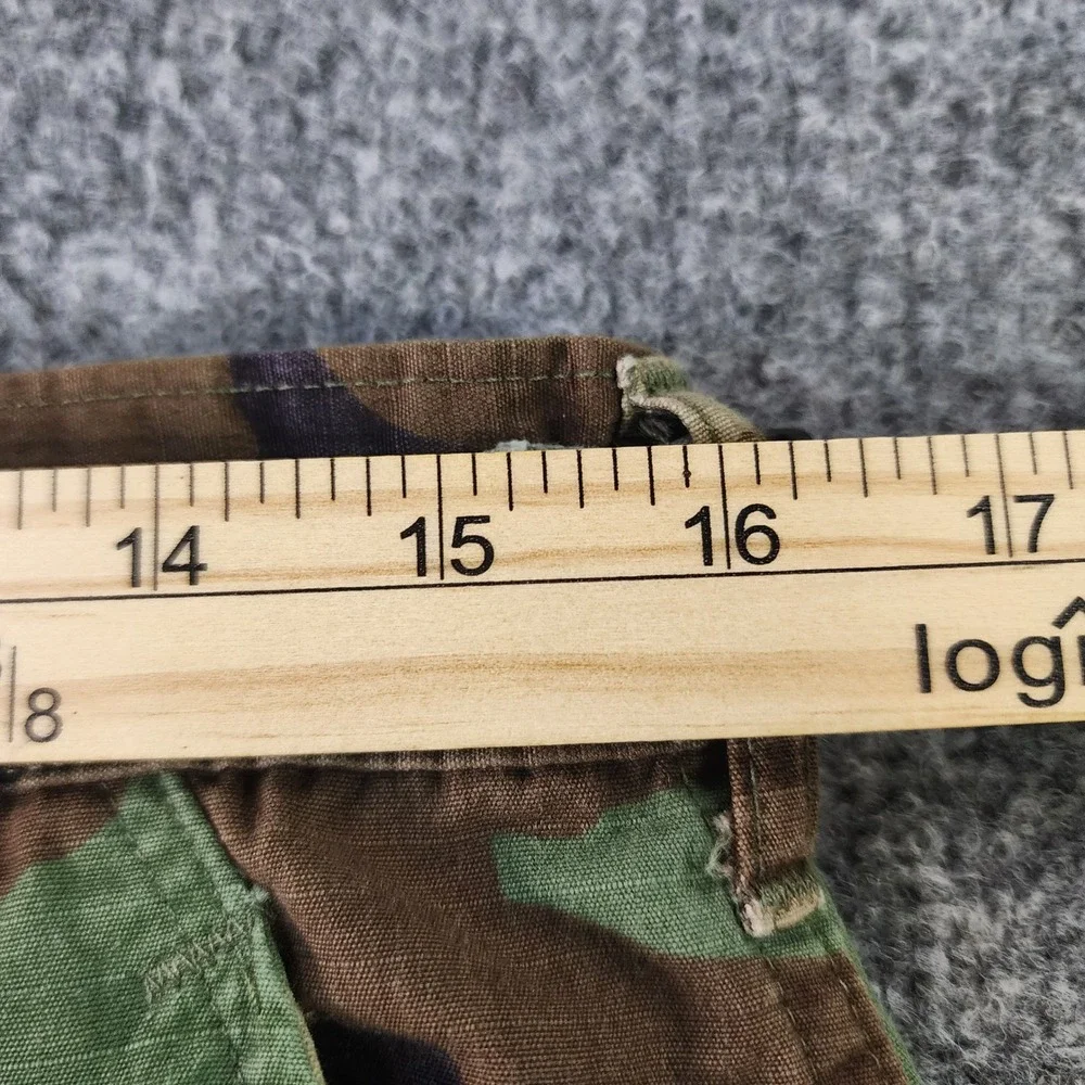 Vtg 90s US Army M81 Woodland Camo BDU Cargo Snap Fly Pants Mens Small Long 31x33